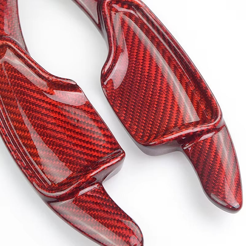 Carbon Fiber Car Steering Wheel Shifter Paddle Suitable for Chevrolet Camaro Corvette C7 2016 2017 2018 2019 Car Accessories