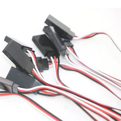 10Pcs/Lot 10Cm 15CM 30CM 50CM 100CM RC Servo Extension Cord Cable Wire 150Mm Lead JR Wholesale