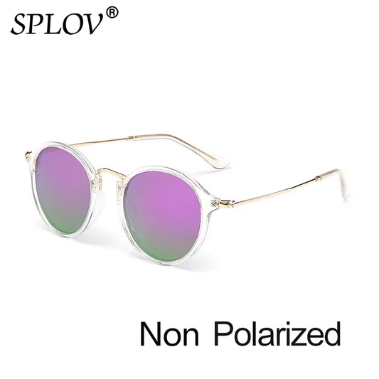 New Arrival round Sunglasses Coating Retro Men Women Brand Designer Sunglasses Vintage Mirrored Glasses