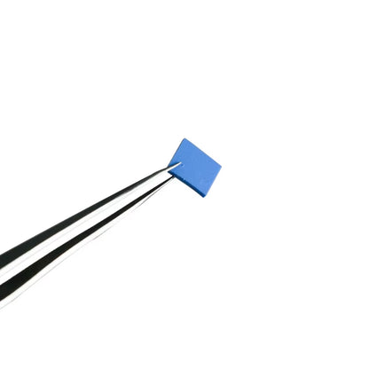 100 Pcs Blue 10Mm*10Mm GPU CPU Heatsink Cooling Conductivity 6.0 W Silicone Pad Processor Accessories Thermal Pad