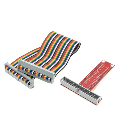 Accessories T Type GPIO Expansion Board 40P Cable for Raspberry Pi 3B+/4B