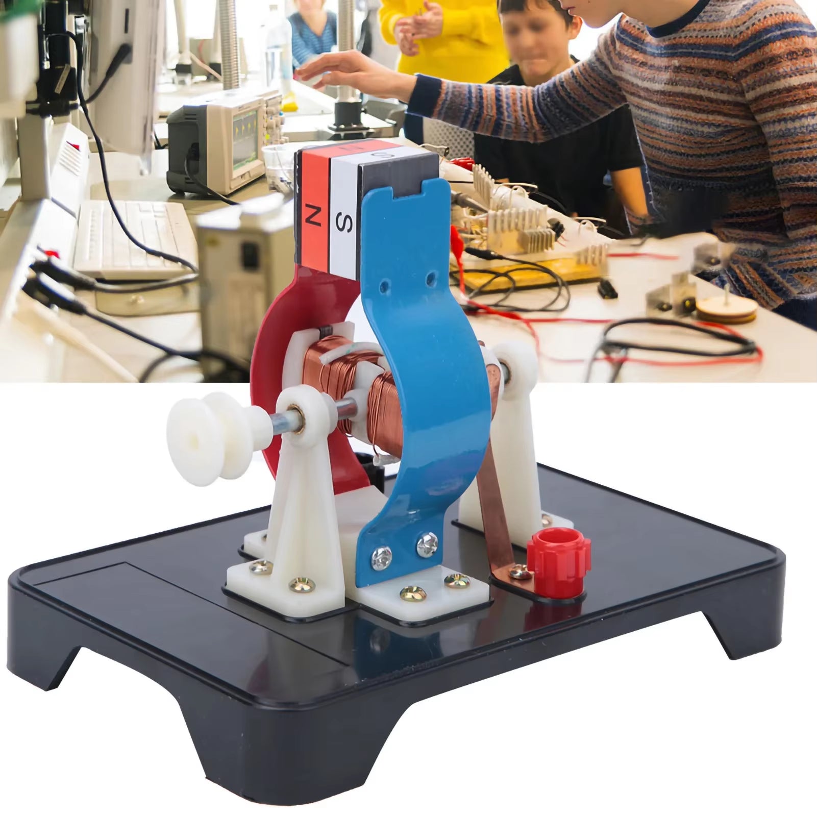 Electromotor Model Miniature Electromotor Model Generator Motor Equipment Student Physical Educational Experiment Motor Model