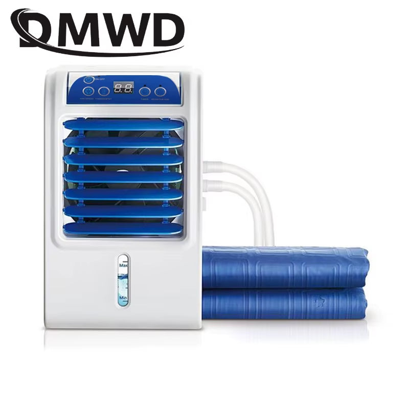 Water Circulation Bed Ice Sleeping Pad Water-Cooled Refrigeration Mattress Cooling Fan Conditioner Air Conditioning Cooler EU US