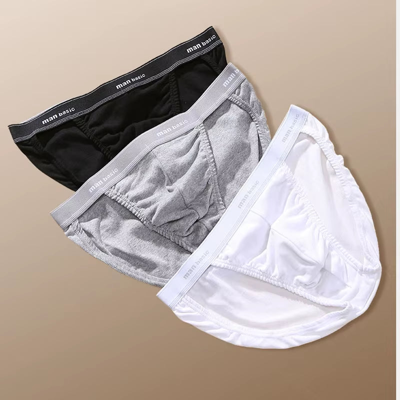 High Hip Underwear Men Briefs Pure Cotton Men'S Underwear Wholesale Sexy Underwear Men Mens Briefs Ropa Interior Hombre