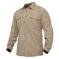 Mens Long Sleeve Shirts Summer Lightweight Quick Drying Shirt Hiking Nylon Shirts Long Sleeve Outdoor Work Cargo Shirts