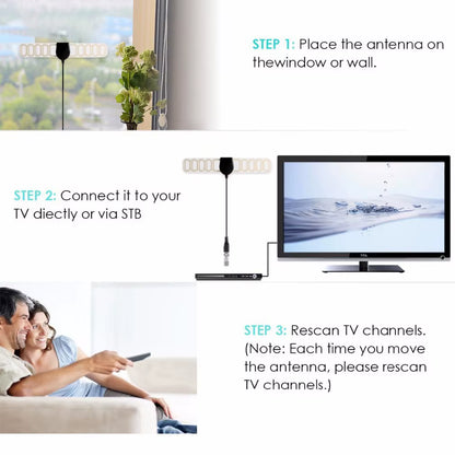20DB Digital TV Active Antenna Built-In 20DB RF AMP Car DVB-T Antenna DVB-T2 Antenna Gain Digital TV Antenna Dropshipping