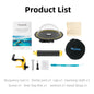 TELESIN 6'' Dome Port 30M Waterproof Case Housing for  Hero 9 10 11 12 13 Trigger Dome Cover Lens Accessories