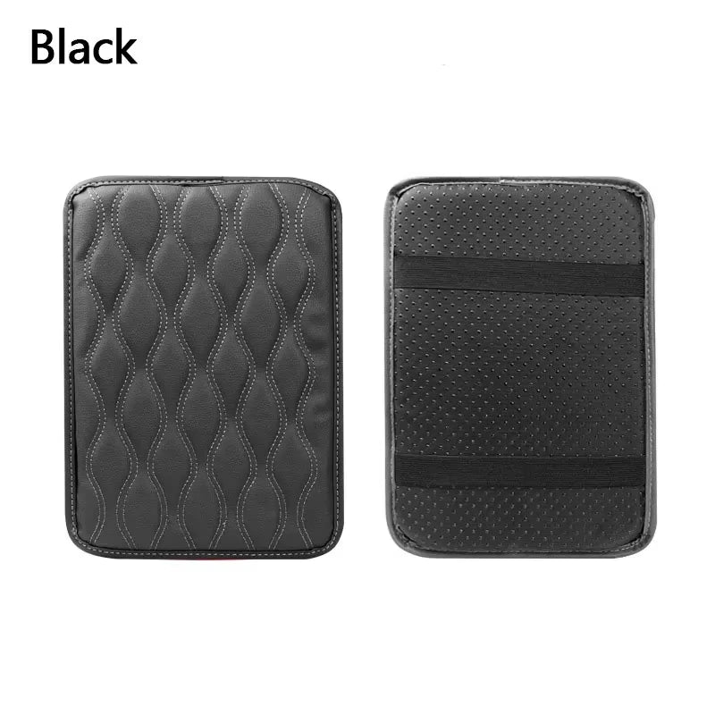 Car Central Armrest Leather Pad Auto Center Console Arm Rest Non-Slip Cover Mats Waterproof Protector Car Interior Accessories