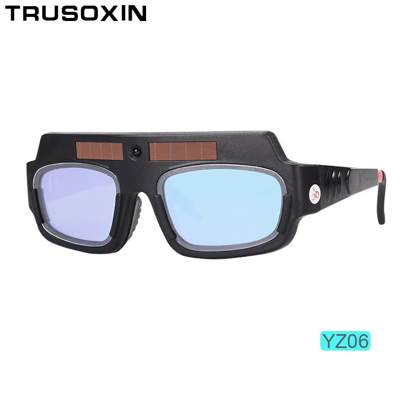 Solar Auto Darkening Eyes Mask True Color Welding Helmet Welding Mask Eyeshade/Patch/Eyes Goggles for Welder Eyes Glasses