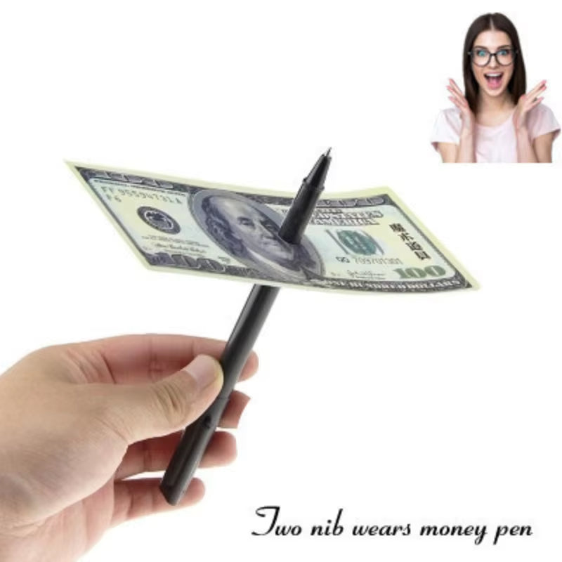 Magic Props Pen to Wear Banknotes Selling Novelty Toys Street Close-Up Performances