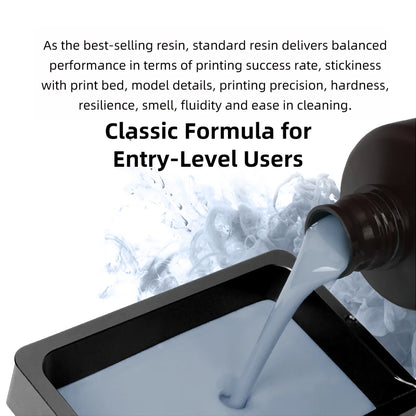 1Kg/10Kg Liquid Photopolymer Standard Resin 405Nm UV Resin for 3D Printer LCD Printing Resin Material for Photon Mono