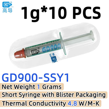Net Weight 1/3/7/15/30 Grams Gray 900 Thermal Conductive Grease Paste Plaster Heat Sink Commpound for CPU LED SSY BAS BR BX CB