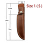 Top Quality Fixed Blade Straight Knife Holder Outdoor Tool Belt Loop Hunt Multi Holster Carry Sheath Leather Scabbard