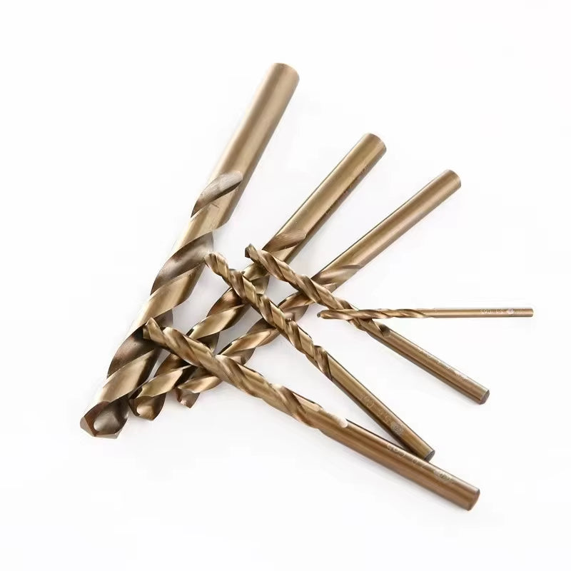 M35 10Pcs 1.0Mm-8.5Mm HSS Hemp Flowers Cobalt Drill Special Stainless Steel Drill Bits (1Mm/2Mm/3Mm/4Mm/5Mm/6Mm/7Mm/8Mm)
