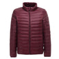 Men'S Lightweight Water-Resistant Packable Puffer Jacket 2023 New Arrivals Autumn Winter Male Fashion Stand Collar down Coats