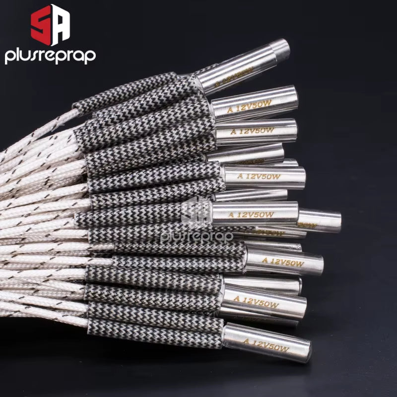6X16 6X20 6X30Mm Ceramic Cartridge Heater 12V 24V 40W 50W 60W 70W for CNC 3D Printer Print Head Hotend J-Head