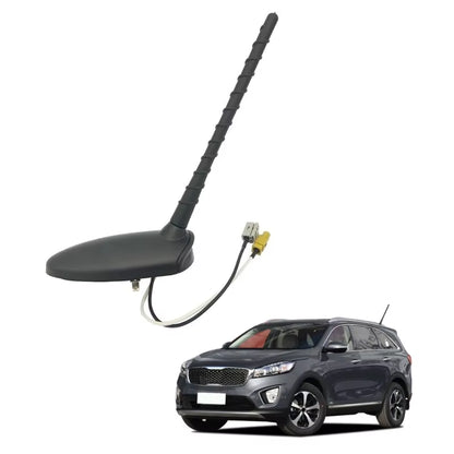 Multifunctional Vehicle Antenna with Base Signal Boosts Improve Signal Reception & Charging Convenience Simple Installs
