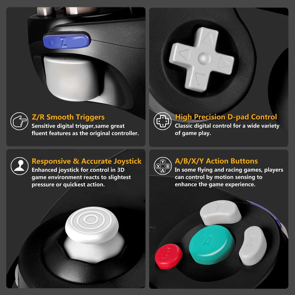 Compatible with Nintendo Switch GC Wired Controller for Gamecube for NGC GC Controle Switch Gamepad Controle