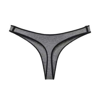 Women G String Thongs Low Rise Contton Tanga Briefs Sexy Panties Ladies' Seamless Lingerie Female Underwear Strings 1 Piece