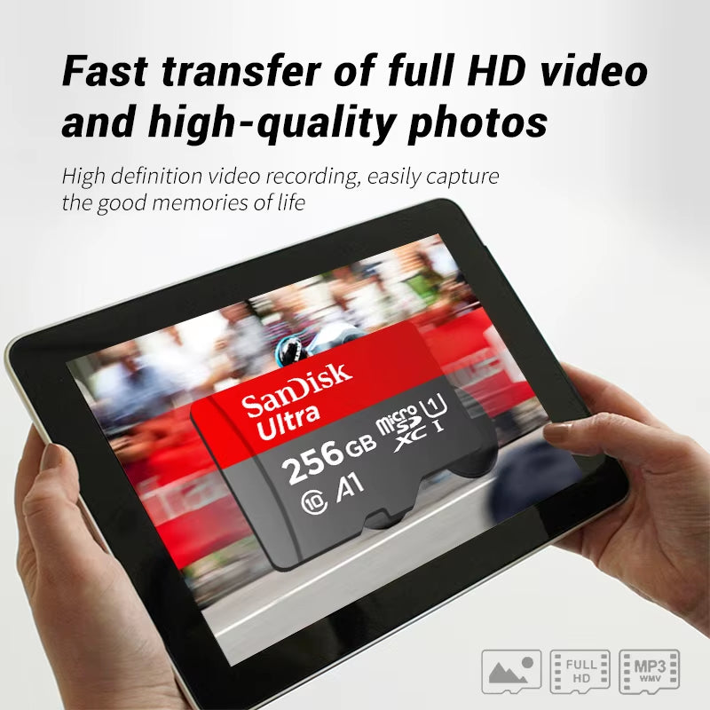 Original  Micro SD Card C10 32GB 64GB 128GB 256GB 512GB up to 150Mb/S Microsd Memory Card 1TB A1 Flash TF Card for Phone