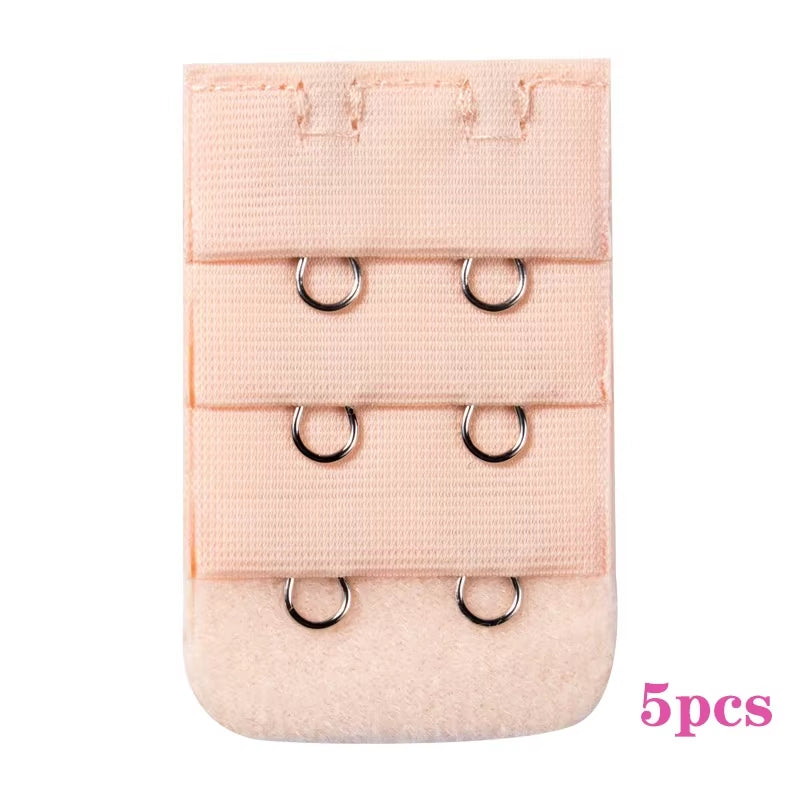 3/5Pcs Bra Extender Strap Extension 3 Hooks 2 Rows Women Intimates Lengthened Bra Hook Extenders Womens Accessoires 2/3/4Buckles