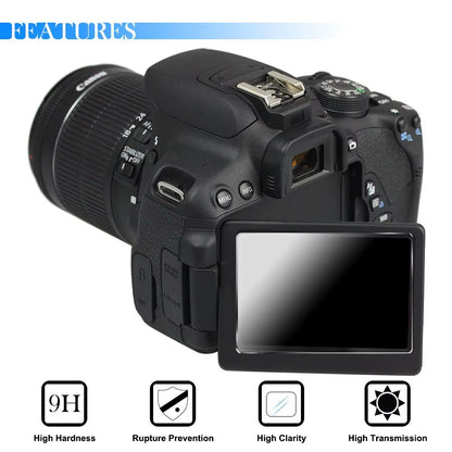 2X Glass LCD Screen Protector for Nikon Z5II Zf Zfc Z30 Z9 Z8 Z7 Z6 Z5 Z50 D7200 D5600 D3500 D3400 D7500 D5500 D750 D850 D610