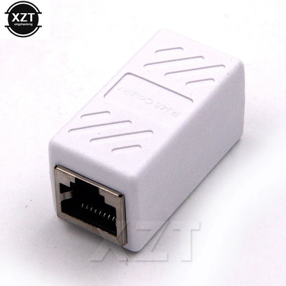 1 to 2 Ways Network LAN Cable Ethernet Female Cat6 RJ45 Splitter Connector Adapter UTP Cat7 5E Conector Switch Adapters Coupler