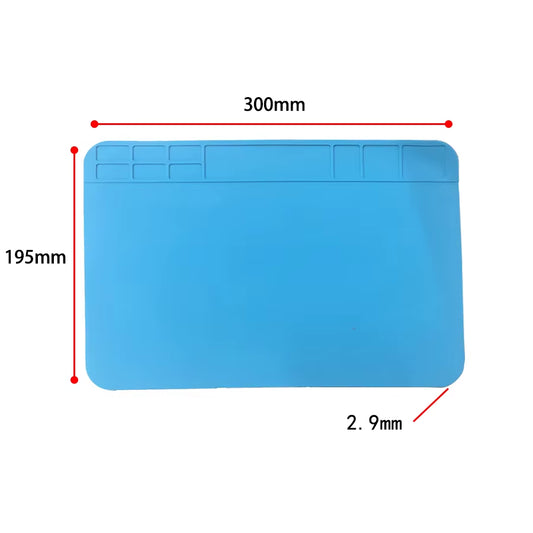 ESD Heat Insulation Working Mat Soldering Station Iron Phone Computer Repair Mat Magnetic Heat-Resistant BGA Insulator Platform