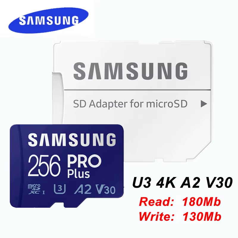EVO plus Micro SD Card 128GB 64GB 512GB 256GB Micro SD Pro plus Flash Memory Card SD Memory U1 U3 4K Microsd TF Cards