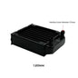G1/4'' Aluminum Radiator for PC Water Cooling Computer Case GPU CPU RAM Cooler Fan Heatsink 60/80/90/120/240/360Mm Black/White