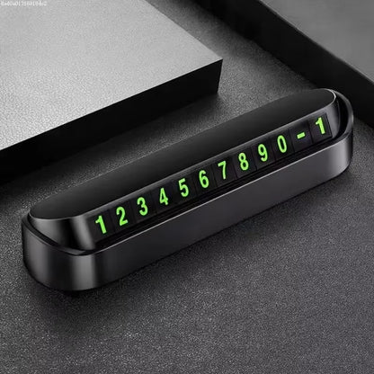 Car Phone Number Card Temporary Parking Card Plate Telephone Number Car Park Stop Automobile Accessories Car-Styling