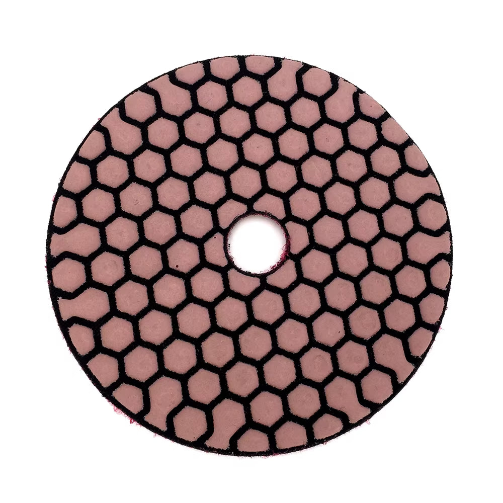 6 Pcs 100Mm Dry Polishing Pad 4 Inch Sharp Type Diamond Polishing Pads for Granite Marble Sanding Disc Stone