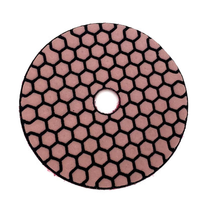 6 Pcs 100Mm Dry Polishing Pad 4 Inch Sharp Type Diamond Polishing Pads for Granite Marble Sanding Disc Stone