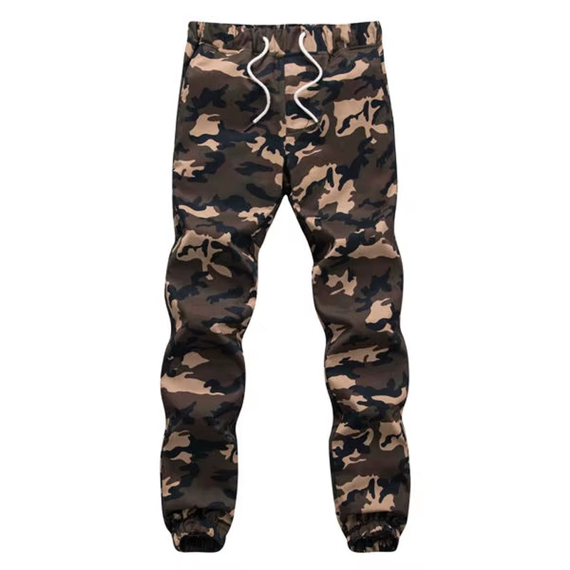 M-5X 2025 Mens Jogger Autumn Pencil Harem Pants Men Camouflage Military Pants Loose Comfortable Cargo Trousers Camo Joggers