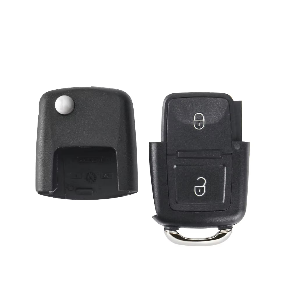 2 Buttons Remote Flip Folding Car Key Shell for VW Volkswagen MK4 Bora Golf 4 5 6 Passat Polo Bora Touran