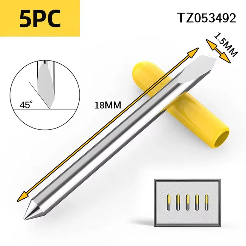 5Pc/Lot Mimaki Plotter Cutter 30/45/60 Degree Carbide Blades Cutting Plotter Vinyl Cutter Knife for MIMAKI Plotter Blade