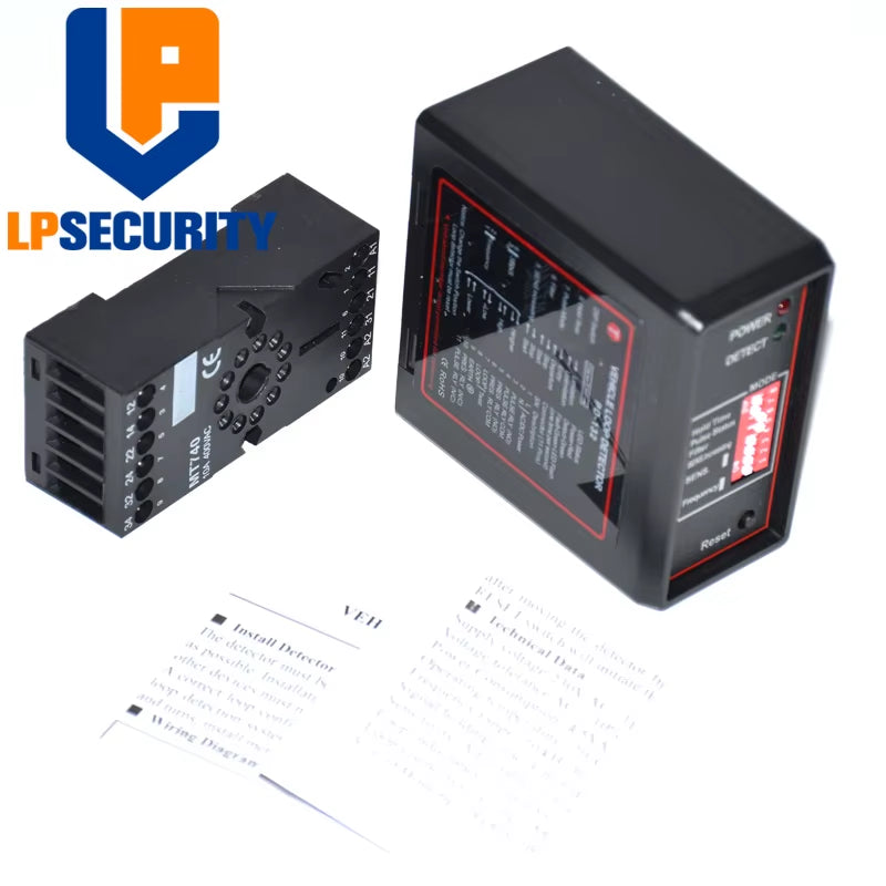 PD-132 Automatic Gate Opener Barrier Gate Traffic Inductive Single Channel Loop Vehicle Detector Compatible with Northtech