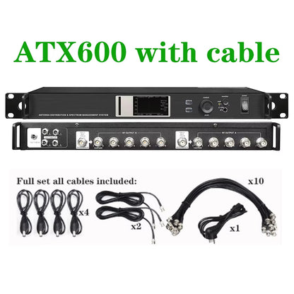 AXT600 UA874 Antenna Distribution System with Spectrum Managementrf Signal Splitter for Wireless Mic Signal Booster AMP