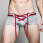 SUPERBODY Brand Men'S Cotton Sexy Underwear Men Boxer Shorts Drawstring Penis Pouch Designed Gay Underwear Boxers for Man