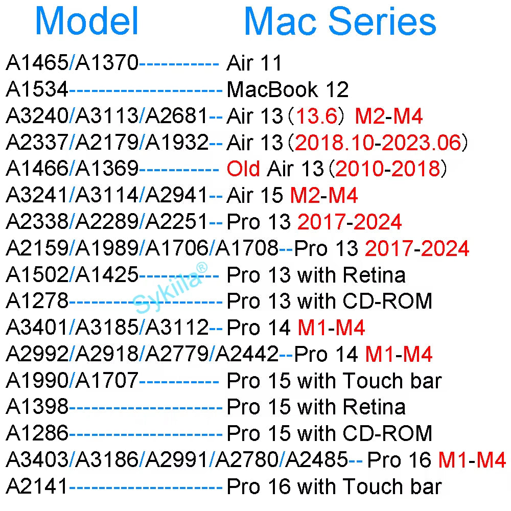 Case for Macbook Air M4 13 M1 Pro 13 14 M3 15 16 M2 Mac Hard Shell Funda Retina A3240 A3113 A3241 A2992 Laptop Accessory Cover