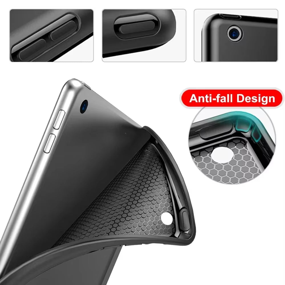 TPU Case for Ipad Mini 7 Case for Ipad Mini 1 2 3 4 7.9 Inch Soft Leather Cover for Ipad Mini 6 5 Funda Smart Cover
