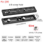 Universal Aluminum Alloy Quick Release Plate Tripod Mount Adapter with 1/4 Screw for Benro Arca Swiss Ball Head and Camera