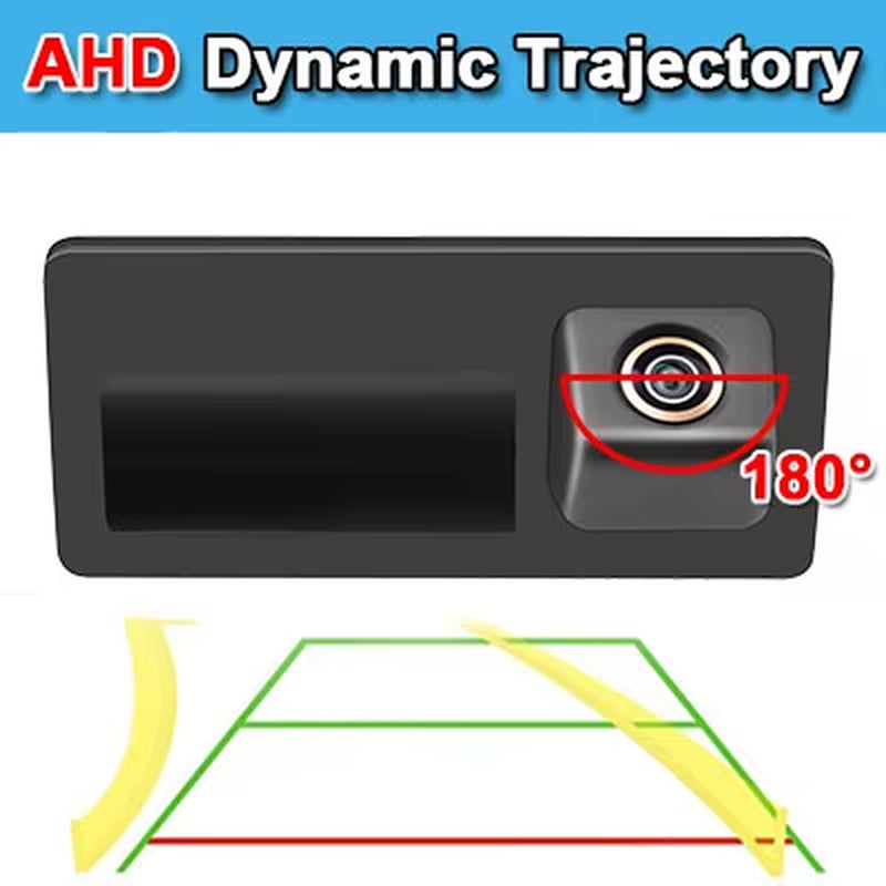 180° AHD 1080P Car Trunk Handle Rear View Camera for Audi A3 A4 A5 S5 Q3 Q5 for VW Golf Passat Tiguan Jetta Sharan Touareg B6 B7