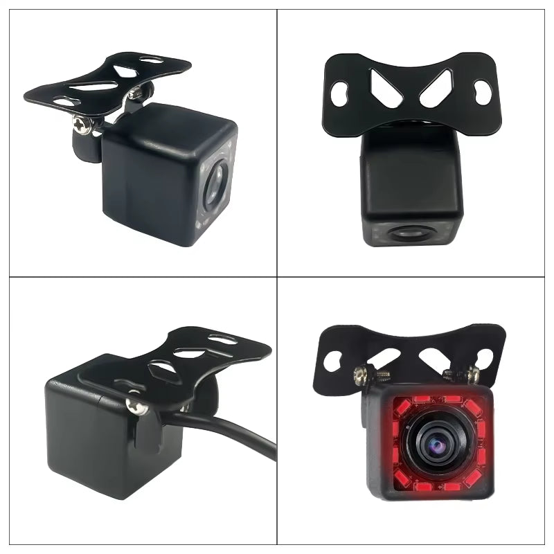 Reverse Camera Front Rearview Car Night Vision with Built-In Distance Scale Lines Universal Waterproof HD System