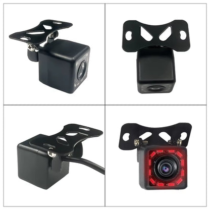 Reverse Camera Front Rearview Car Night Vision with Built-In Distance Scale Lines Universal Waterproof HD System