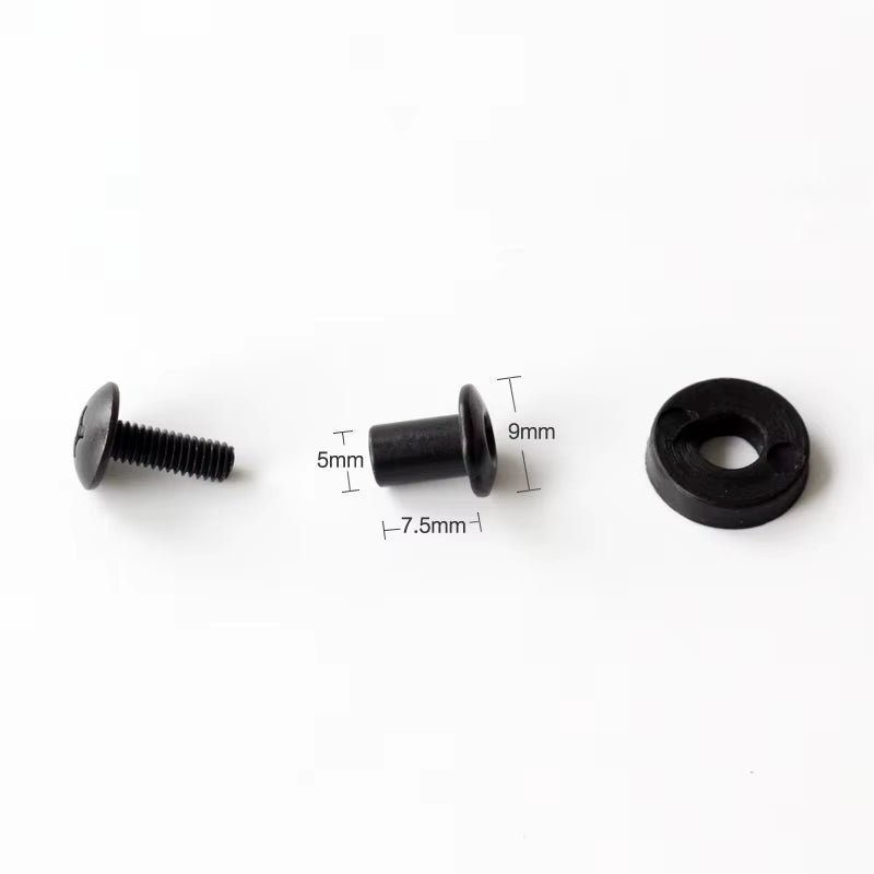 24Pcs Belt Attachments Clips Holster Belt Loops Screw Set Chicago Screw Comes with Washer for DIY Kydex Sheath Hand Tool Parts