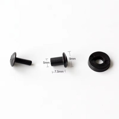 24Pcs Belt Attachments Clips Holster Belt Loops Screw Set Chicago Screw Comes with Washer for DIY Kydex Sheath Hand Tool Parts