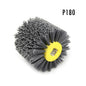 1 Pcs 120X100X19Mm Nylon Abrasive Wire Drum Polishing Wheel Electric Brush for Woodworking Metalworking