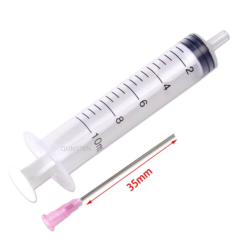 4PCS Ink Refill Tool 10Ml Syringe with Blunt Needle for EPSON Canon HP Brother CISS Tank Refillable Cartridge Refilling Ink Kit