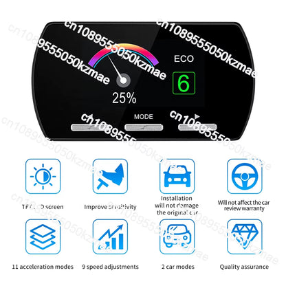 Forwiiyii 2024 Newest Auto 14 Drive Modes Car Speed up Accelerator F2 save Fuel Consumption Electronic Boost Throttle Controller